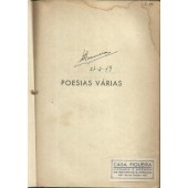 Poesias Várias - António Augusto da Silva Pereira - 18.950