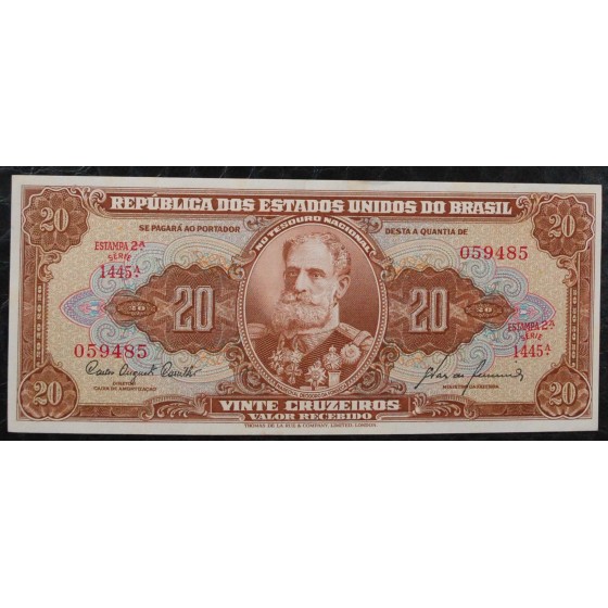 20 Cruzeiros 1960 - Marechal Deodoro - 18.988