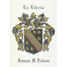 V - Ex-Libris - Francis M. Folsom - 19.016