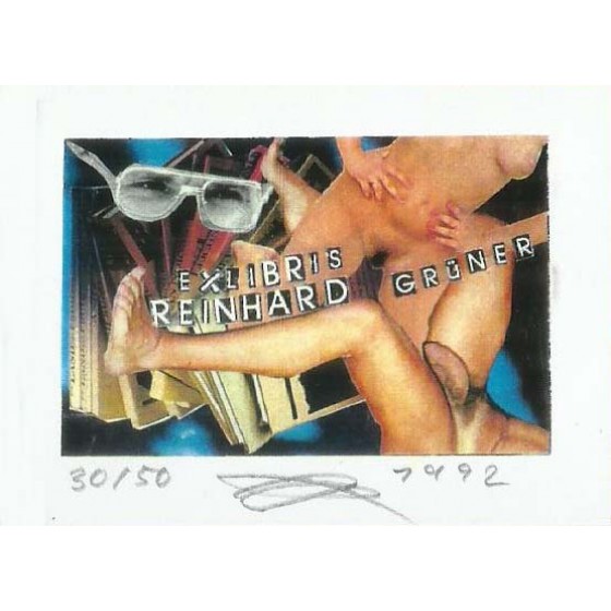 Ex-Libris - Reinhard Grüner by Helga Schroth - 19.038