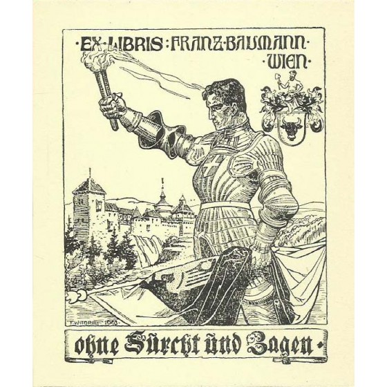 Ex-Libris - Franz Baumann Wien by Franz Witopil - 19.043