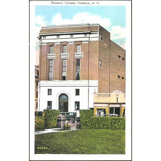 USA - Masonic Temple - Yonkers, N. Y. - 19.232