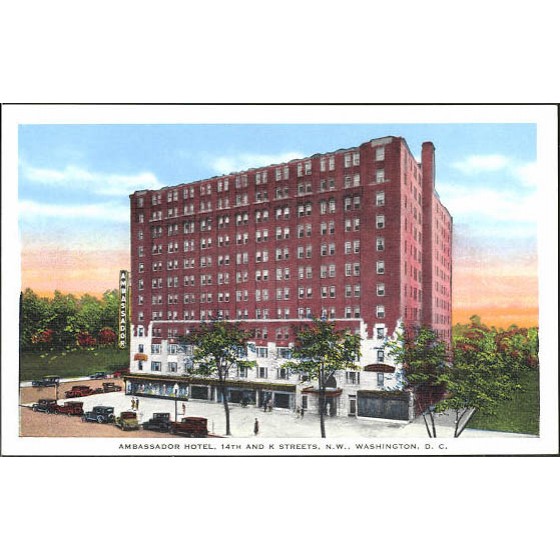 Estados Unidos - Ambassador Hotel, 14th and K. Streets - 19.239