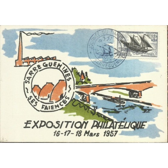 Exposition Philatélique 1957 - Sarreguemines - 19.313