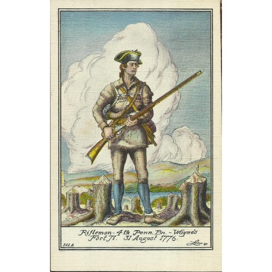 Rifleman - 4th Penn. Bn. - Wayne´s Fort - 19.484