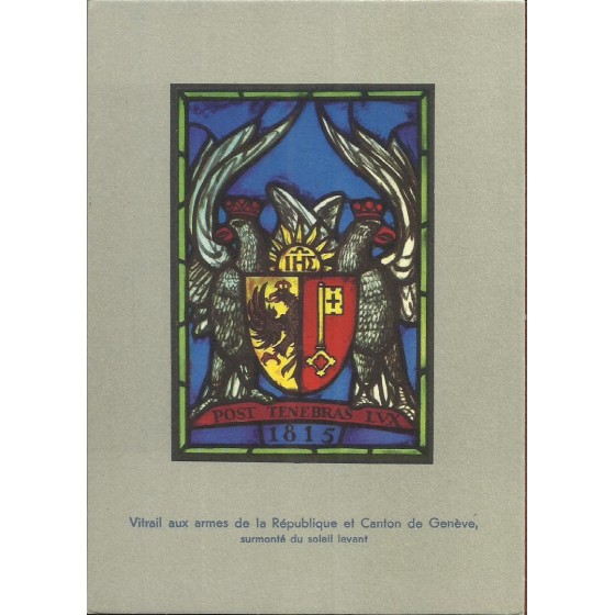 Vitrail aux armes de la République et Canton de Genève - 19.660