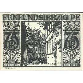 Notgeld - 75 Pfennig - Paderborn - 1921 - 19.686