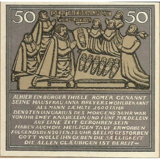 V - Notgeld - 50 Pfennig - Hameln - 19.689