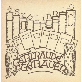 V - Ex-Libris - Gertraude Gebauer - 19.695