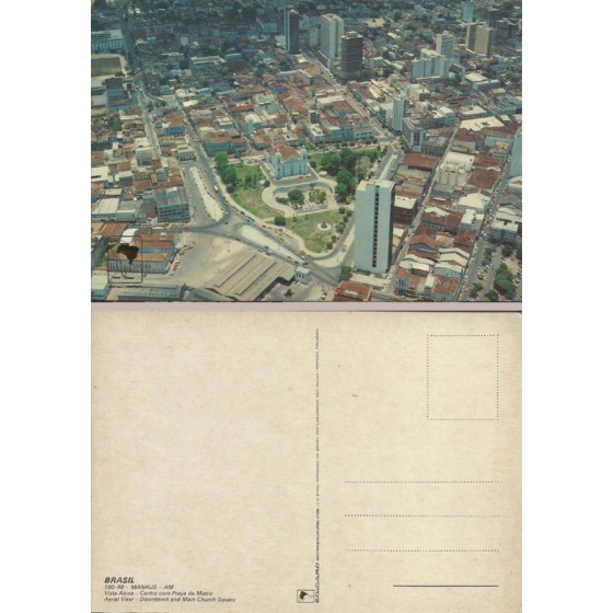 Manaus - Centro com Praça da Matriz - 19.735