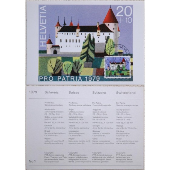 Máximo-Postal - Pro Patria 1979 - 19.754