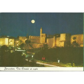 Israel - Jerusalem, The Citadel at night - 19.840