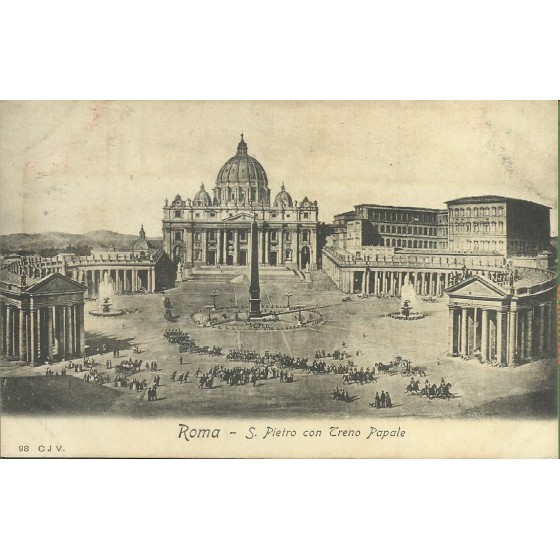 Roma - S. Pietro con Treno Papale - 19.954