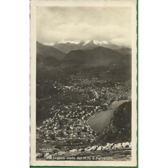 643 - Lugano visto dal Mte S. Salvatore 