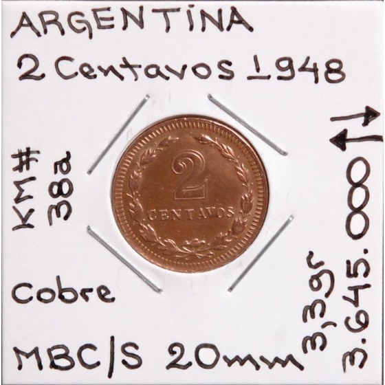 Argentina - 2 Centavos 1948 - ARG8588n