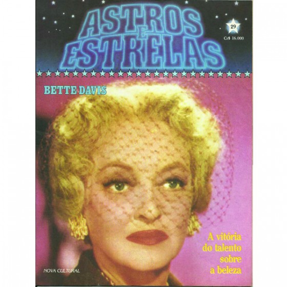 Astros e Estrelas 29 - Bette Davis - S1324x
