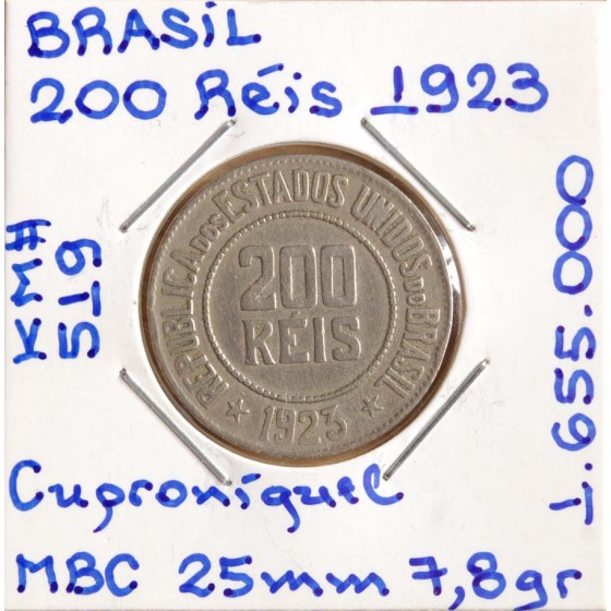 Brasil - 200 Réis 1923 - BRA3914n