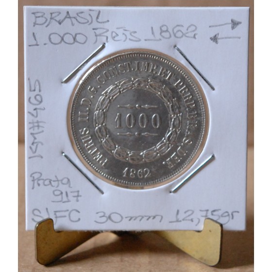 Brasil - 1000 Réis 1862 - BRA5314