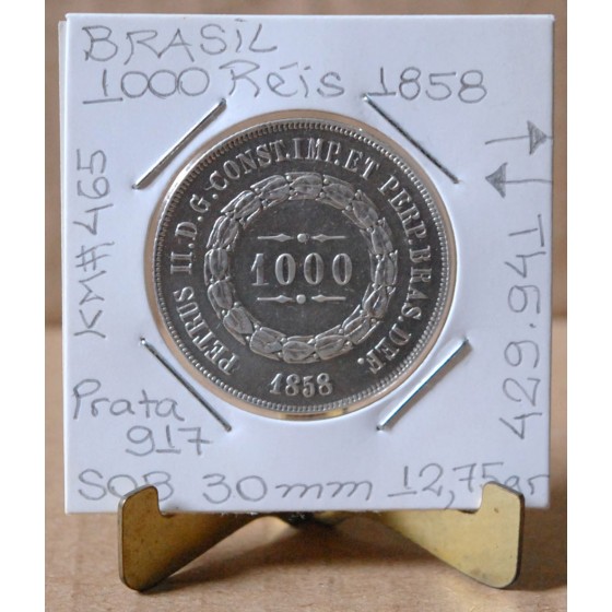 Brasil - 1000 Réis 1858 - BRA6790