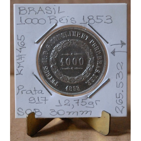 Brasil - 1000 Réis 1853 - BRA7002
