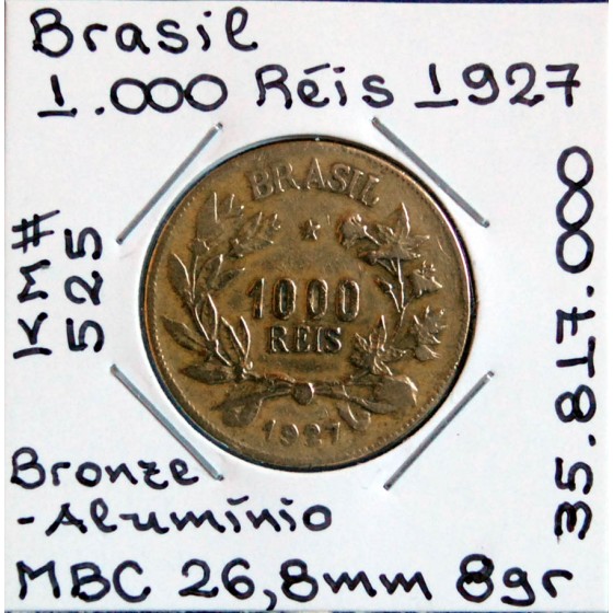 V - Brasil - 1.000 Réis 1927 - BRA7046n