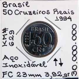V - Brasil - 50 Cruzeiros Reais 1994 - BRA7052z