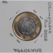 Brasil - 1 Real 2014 - Golfe - BRA7074a