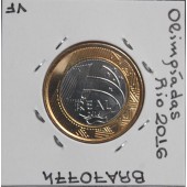 Brasil - 1 Real 2016 - Tom - BRA7077h