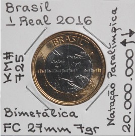 Brasil - 1 Real 2016 - Natação Paralímpica - BRA7081z
