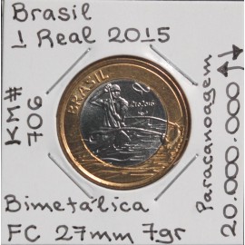 Brasil - 1 Real 2015 - Paracanoagem - BRA7084a