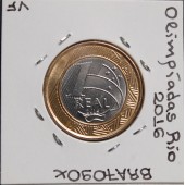 Brasil - 1 Real 2015 - Vela - BRA7090x