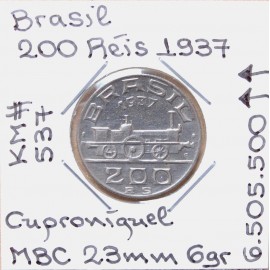 Brasil - 200 Réis 1937 - BRA7111z