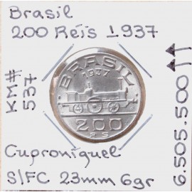 Brasil - 200 Réis 1937 - Mauá - BRA7113k