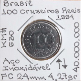 Brasil - 100 Cruzeiros Reais 1994 - BRA7230z