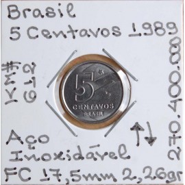 Brasil - 5 Centavos 1989 - BRA7236y