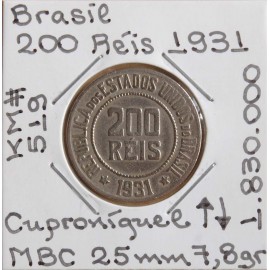 Brasil - 200 Réis 1931 - BRA7239m