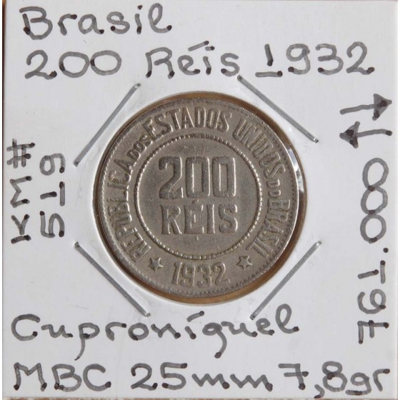 Brasil - 200 Réis 1932 - BRA7245n