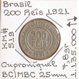 Brasil - 200 Réis 1921 - BRA7247y