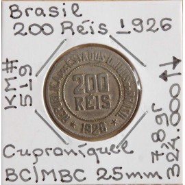 Brasil - 200 Réis 1926 - BRA7248h