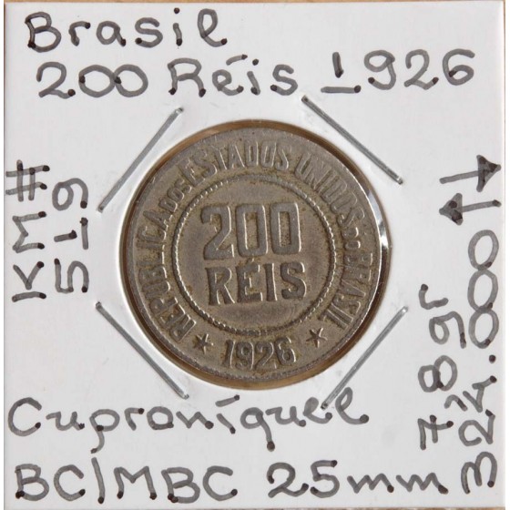 Brasil - 200 Réis 1926 - BRA7248h