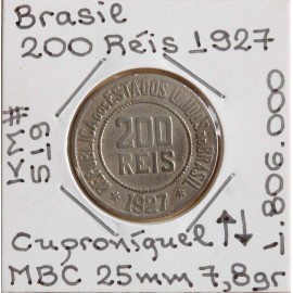 Brasil - 200 Réis 1927 - BRA7254k