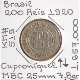 Brasil - 200 Réis 1920 - BRA7256n