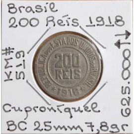 Brasil - 200 Réis 1918 - BRA7257g