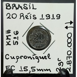 V - Brasil - 20 Réis 1919 - BRA8307x