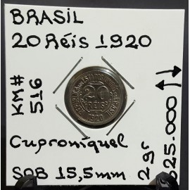 V - Brasil - 20 Réis 1920 - BRA8308z