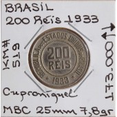 Brasil - 200 Réis 1933 - BRA8522w
