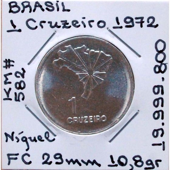 Brasil - 1 Cruzeiro 1972 - BRA8646n