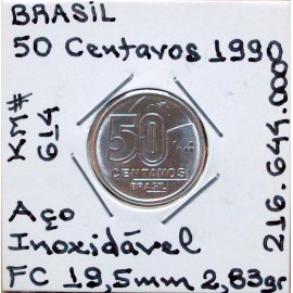 Brasil - 50 Centavos 1990 - BRA8653v