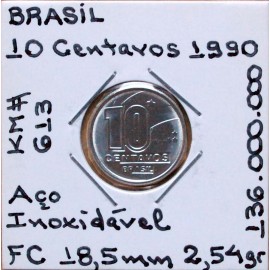 Brasil - 10 Centavos 1990 - BRA8654a
