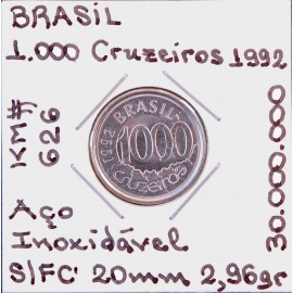 Brasil - 1000 Cruzeiros 1992 - BRA8677n